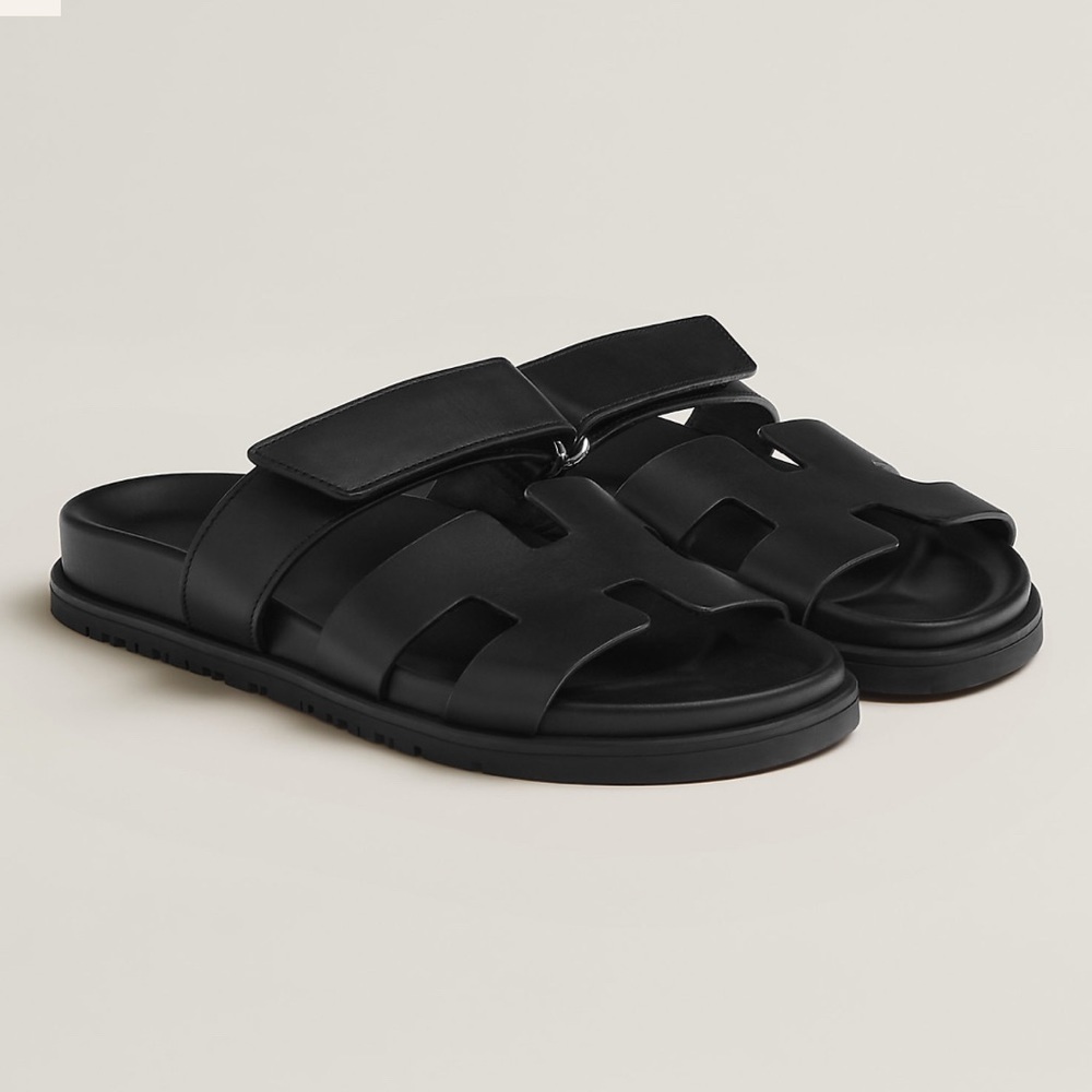 NWT - Authentic- Never Worn- Hermes Chypre Women sandal, noir; Size: …